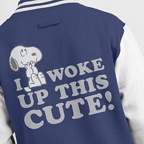 Blouson universitaire Peanuts Snoopy veste homme style collège - 4