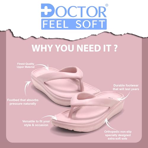 Image of Women Comfortable Thong Slippers with Cushioned Footbed, Lightweight Everyday Wear Slippers for Indoor and Outdoor Use, Soft Strap Casual Flip Flops