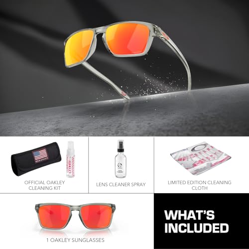 Image of Oakley SYLAS OO9448 Rectangle Shape Sunglasses With Official Eyewear Kit | Men's Sunglasses