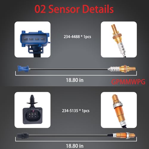 Sensor de Oxígeno Automotriz 2 Piezas para Mini Cooper 2007-2010 miniatura 3