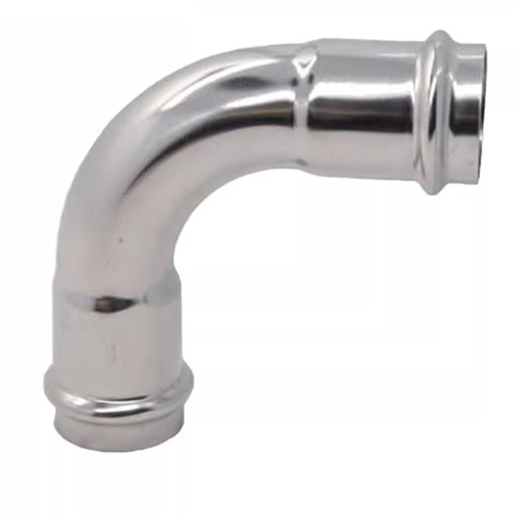 Raccordi Idraulici 1 pz Gomito a Doppio Morsetto in Acciaio Inossidabile 304, DN15-DN50 Morsetto a 90 Gradi Gomito di uguale Diametro, Giunto for Tubo 'Acqua(DN50)