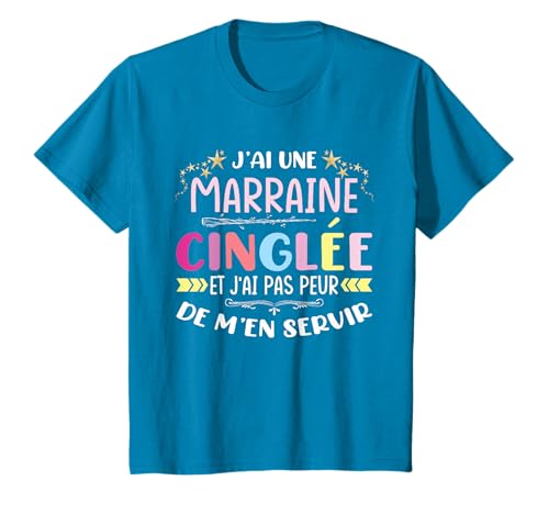 J'ai Une Marraine Folle | Femmes Filleule Baptême Marraine T-Shirt
