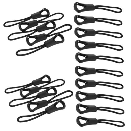 Gadpiparty 20Pcs Zipper Pull Replacement Heads for Outdoor Sports Backpack Detachable Zipper Cord Ends for Jackets Luggage and Camping Gear Easy to Fasten and Remove