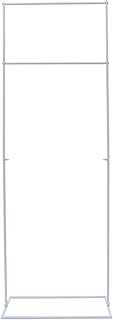 Easel Stand for Wedding Sign Holder Metal Wedding Arch Welcome Poster Stands Wedding Seating Chart Stand Backdrop Stand Floral Ceremony Easel for Display (White, 1.73 x 5.08FT)
