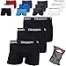 Kappa Herren Boxershorts ZiATEC Edition | Unterhose für Herren, S-5XL mit praktischem Wäschenetz, 3er, 6er und 9er Packs - Männer-Unterwäsche, Größe:5XL, Farbe:9 x schwarz