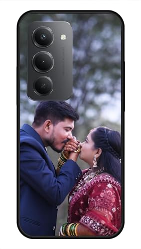 Image of NDCOM for Customised Back Cover Redmi 15 5G Back Cover | Sleek 15 Back Case | Redmi 15 Cover with Precise Cutouts | DIY Personalised Photo Design | Customized Gift Custom Text Name Printed Metal Case