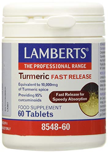 Lamberts Cúrcuma De Liberación Rápida 60 Unidades 90 G