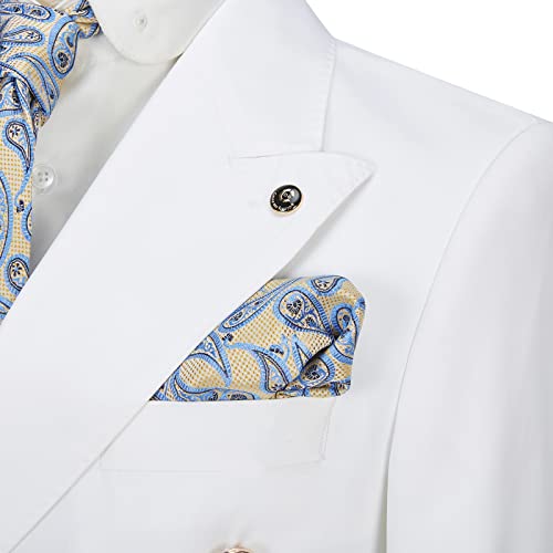 Men Suit 2 Pieces Stylish Double-Breasted Tuxedo Solid Suit Slim Fit Men Suit for Wedding Prom4