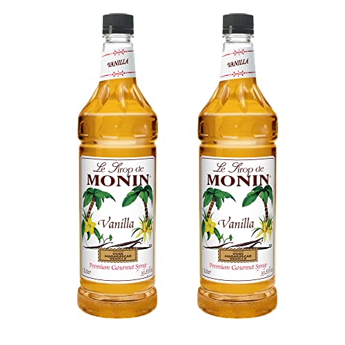 Monin Vanilla Syrup, Versatile Flavor, Great for Coffee, Shakes, and
