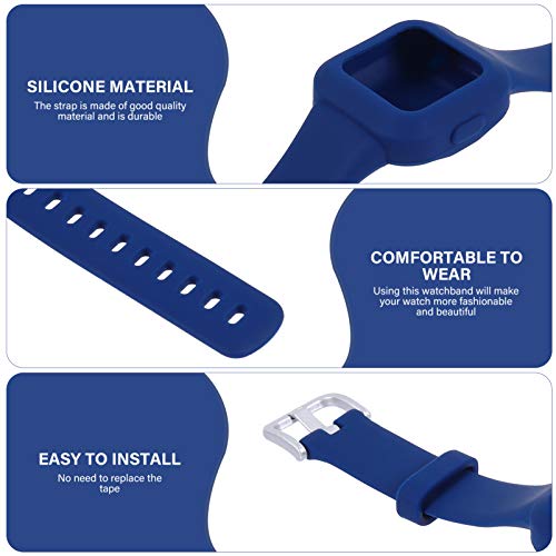 VILLCASE Faixas de Relógio de Silicone Compatível para Garminfit Jr 3 Crianças Dos Miúdos Relógio Ti