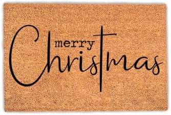 Merry Christmas Door Mat, Christmas Doormat, Religious, Outdoor Christmas Decor, Christmas Decorations, Front Porch Decor, Home Decor, Christian Christmas