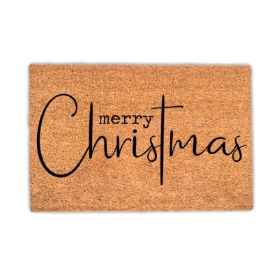 Merry Christmas Door Mat, Christmas Doormat, Religious, Outdoor Christmas Decor, Christmas Decorations, Front Porch Decor, Home Decor, Christian Christmas