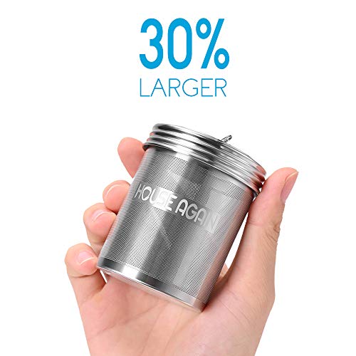 House Again Large Tea Ball Infuser & Cooking Infuser - Extra Fine Mesh