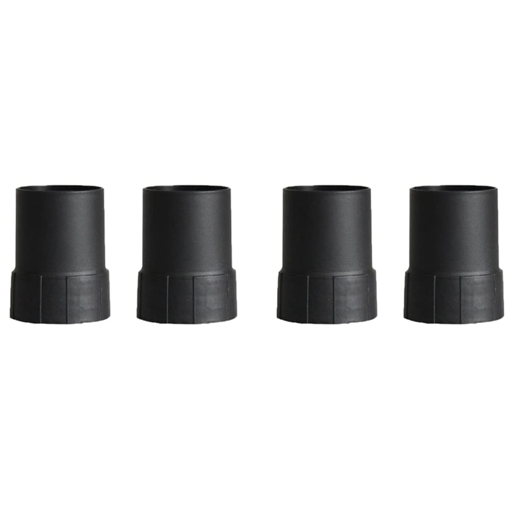 Hndhbfgrt Black 4Pcs Industrial Vacuum Cleaner Hose Connector 53/58Mm Connect Hose Adapter And Host For Thread Hose 50Mm/58Mm