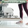 Purgreat Cast Iron Scrubber | Dish Scrub Brush | 316 Cleaner Chainmail Scrubber for Cast Iron Pan Skillet Cleaner - Dish Scouring Pad Dishwasher Safe Cleaning Kit, Black 02 #5
