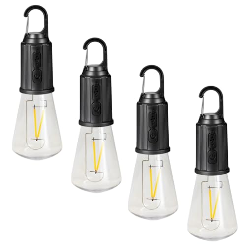 Kit 4 Lâmpadas LED Recarregáveis para Acampamento e Pesca, Longa ...