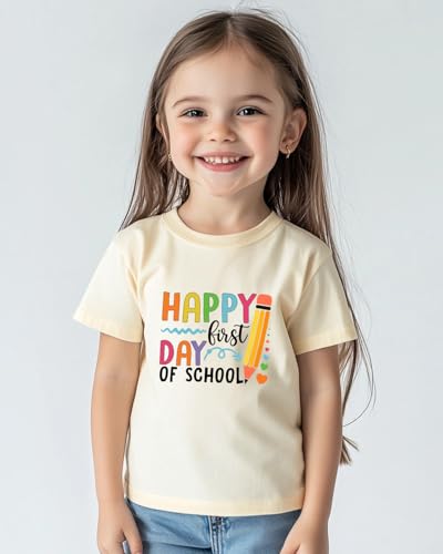 First Day of Kindergarten Shirt for Girls Boys Kids Toddler 1st Day of School Shirts in My Kindergarten Era Cotton Tshirt4