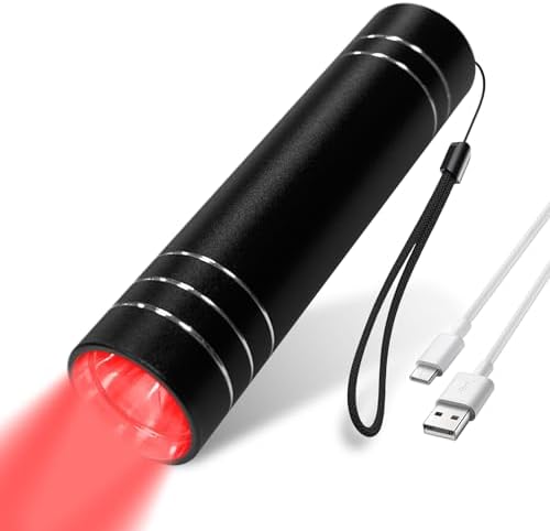 Infrared Red Light Therapy Device for Joint and Muscle, Portable Red Light Therapy Torch, Near Infrared Light for Body, Face, Neck, Back,Knee, 660nm 850nm LED Light Therapy Wand