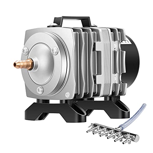 VIVOSUN 317GPH Commercial Air Pump 15W 6 Outlet 20 L/Min for Aqua...