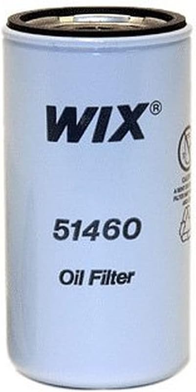 Filtro de óleo WIX 51460 Heavy Duty rosqueável para motor – 1 unidade
