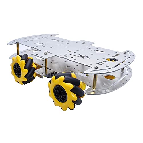 1PCS Smart Car Kit Robot Double Metal Chassis Omni Wheel TT Motor for Electronic Craft DIY