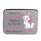 ENSIANTH Marie Laptop Sleeve Marie Ladies Gift Cat Handbags Gift Cartoon Movie Merchandise for Marie