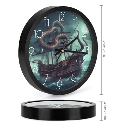 Joli cadran facile à lire horloge murale originale pour offrir
