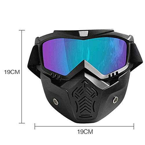 Surlunettes De Protection,Lunettes De Masque De Moto En Plein Air Harley Outdoor Masques Amovibles Harley Masques Amovibles,Coupe-Vent Et Antipoussière