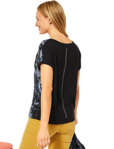 Street One 316779 T-Shirt, Nero, 50 Donna