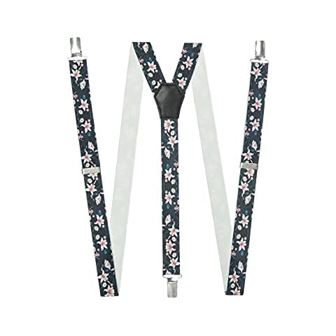 DWOY Fully Adjustable Floral Paisley Braces Cover