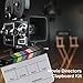 Brandon-dy 10“x12”Acrylic Film Movie Directors Clapboard,Hollywood Filming Slate Movie Clapboard,Movie Film Clap Board，Cut Action Scene Board for Films
