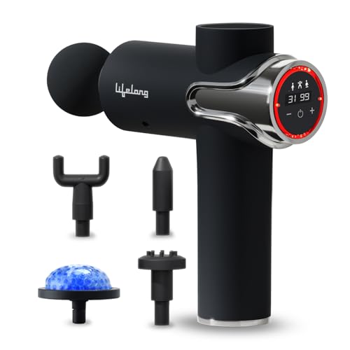 See full amazon price history chart for Lifelong Gun Massager for Pain Relief with Cold Compression & 99 Speed Settings - Rechargeable, 5 Massage Heads, 3 Modes for Full Body Deep Tissue Percussion Massage for Muscles of Back, Neck, Shoulder, Hand, Foot, Head & Leg Lifelong Gun Massager for Pain Relief with Cold Compression & 99 Speed Settings - Rechargeable, 5 Massage Heads, 3 Modes for Full Body Deep Tissue Percussion Massage for Muscles of Back, Neck, Shoulder, Hand, Foot, Head & Leg (B0D4Z4RPWS) Amazon Price History, Amazon Price Tracker