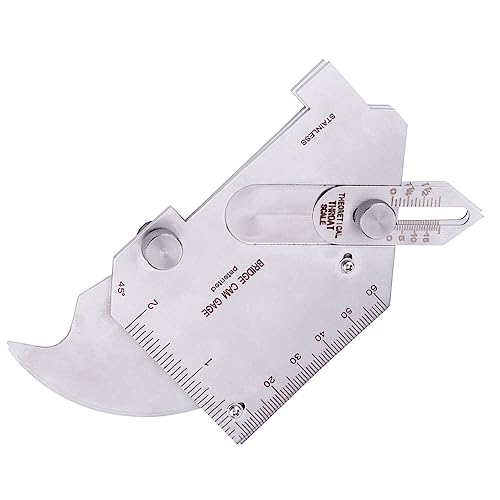 MG-8B Ponte Cam Medidor de Soldagem Superfícies Soldadas Junta Filé Perna Garganta Medida Gague 14 *