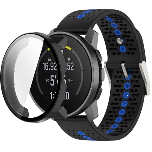 QHBAMD �h���X�|�[�c�V���R���r���v�o���h SUUNTO RUN�Ή� - ���߉\�ȒʋC���̉��K�ȃX�g���b�v PC�P�[�X�t��