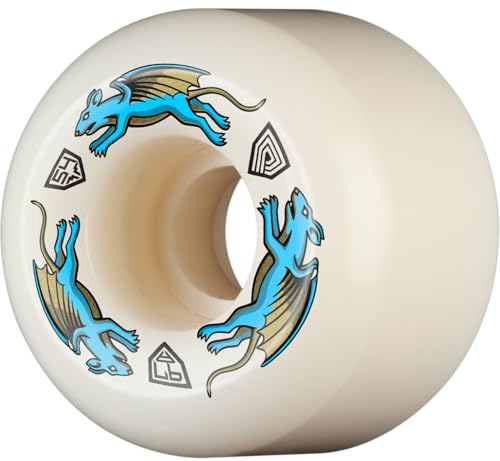 Image of Powell Peralta Nano Rat Dragon Formula Skateboard Wheels 97A, AA2, 54mm x 39mm