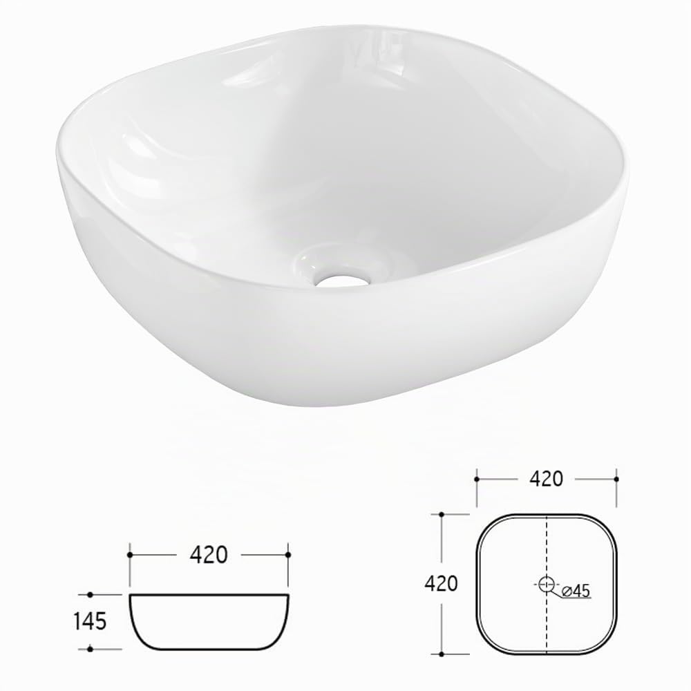 Lomadox Badezimmer Möbel Set, 60cm Waschtisch mit Keramik Aufsatzbecken, matt schwarz mit gerillter Front, B/H/T ca. 110/200/46,5 cm