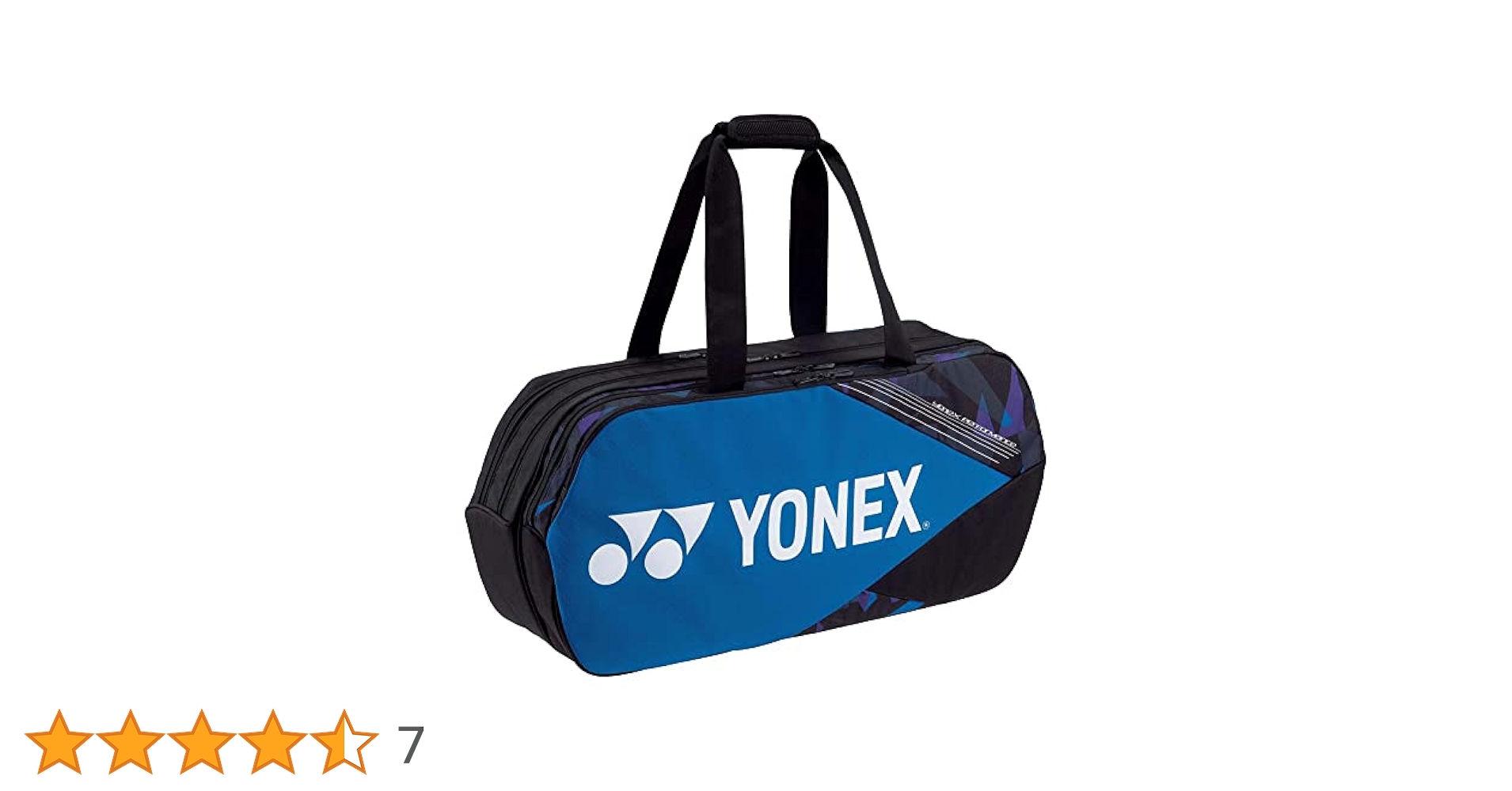 YONEX バドミントントーナメントバッグ 青・黄 ヨネックス(YONEX) テニス バドミントン ラケットバッグ 2本用