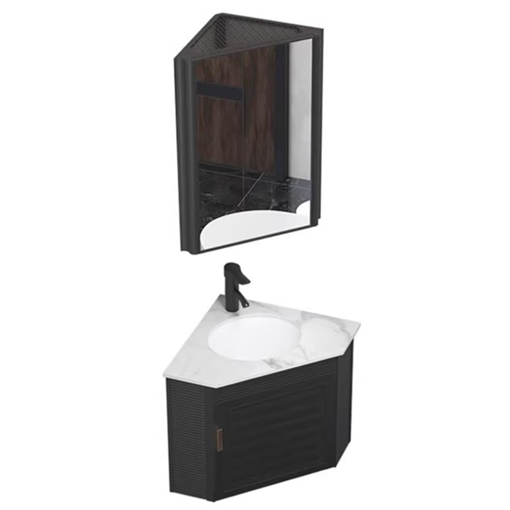 GLJTUO SpaceSaving Floating Bathroom Vanity with Single Sink & Storage Cabinet WallMounted Design for Laundry & Kitchen Modern Home Organization Solution