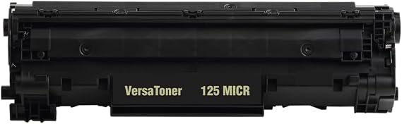 VersaToner - 125 (3484B001) MICR Toner Cartridge for Check Printing - Compatible with VersaCheck M15 MXD, Canon MF3010, MF3010 VP, LBP6000, LBP6030w, LBP6650 Printers