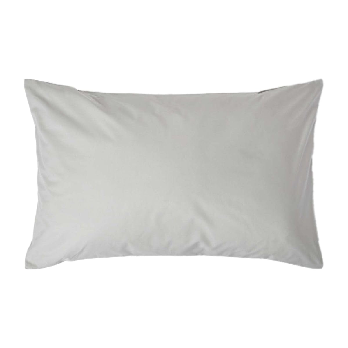 Homescapes Unisex Silver Egyptian Cotton Housewife Pillowcase 200 Tc Standard Size In