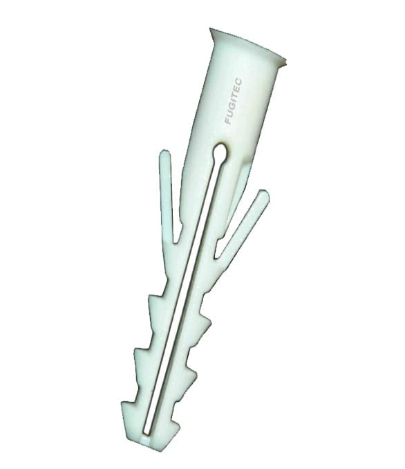 Fugitec Heavy Duty Plastic Wall Plugs Rawl Plug Screw Sleeve Plastic Wall Gitti Plug (8 mm) 2500