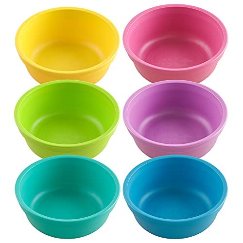 Re Play 12 Oz. Bowls For Snacks, Desserts, Or Small Side Dish In Yellow, Lime, Pink, Purple, Aqua & Sky Blue-Bpa Free- Made In Usa From Eco Friendly Recycled Milk Jugs - Sorbet - Set Of 6 #TOP18