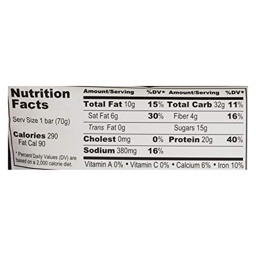 Probar Peanut Butter Chocolate Core Bar - 2.46 Oz -Pack of 12 miniatura 3