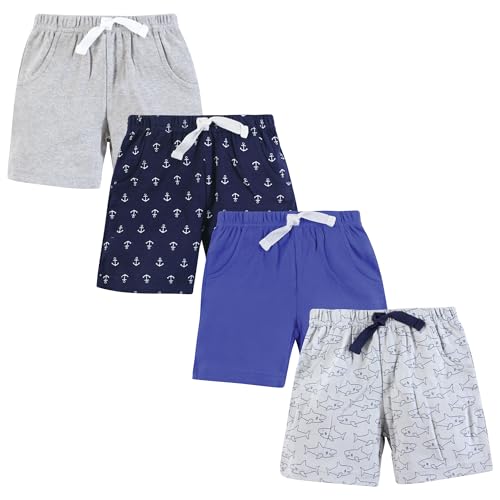 Image of Hudson Baby Unisex Baby Shorts Bottoms 4-Pack