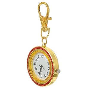 WOFASHPURET 1 PC Zakhorloge Kinderen Horloge Diamanten Horloge Verpleging Clip Horloge Relojes Para Hombre Horloge Met Tweede Heren Horloges Mannen Horloges Draagbare Horloge Oudere Revers