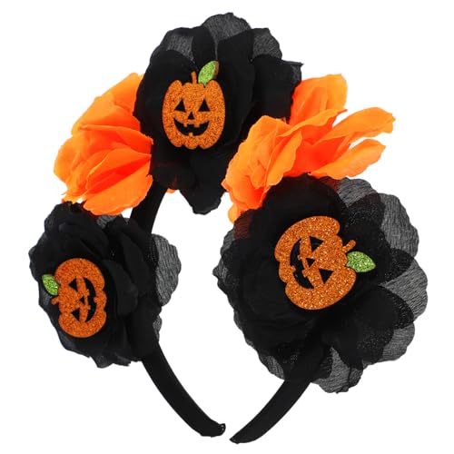 Bandeau pour cheveux Halloween floral accessoire idéal de soirée déguisée
