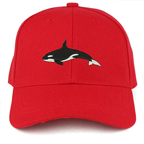 Trendy Apparel Shop Orca Killer Whale Embroidered Youth Size Kids Structured Baseball Cap - Main Image