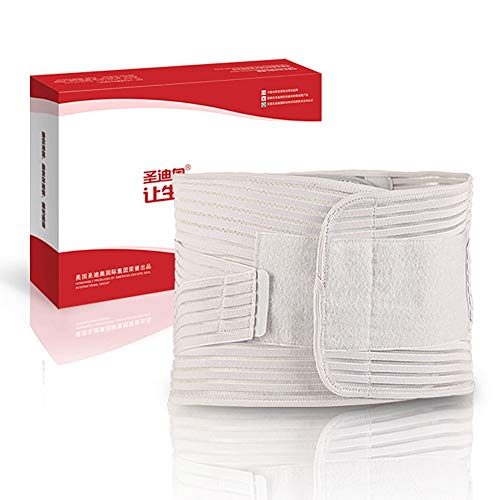 ZFF Soporte Lumbar Cinturón,Transpirable Y Calido Lumbosacro Espalda Apoyo por Hombres...