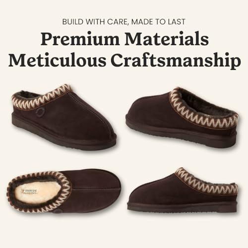 Image of Fireside by Dearfoams Men's Grafton Shearling Indoor /Outdoor Clog