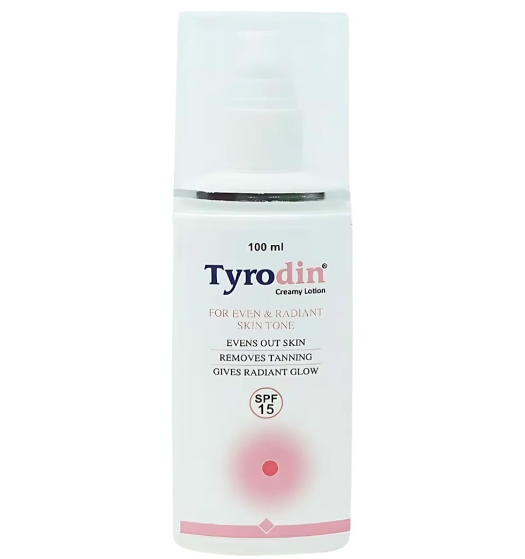 Ty-ro-din Creamy Lotion 100ml SPF 15 | Skin Brightening, Tan Removal & Even Tone | Radiant Glow Moisturizer | Daily Use for Face & Body pc 1-image-18